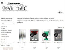 Tablet Screenshot of glasboden.nu